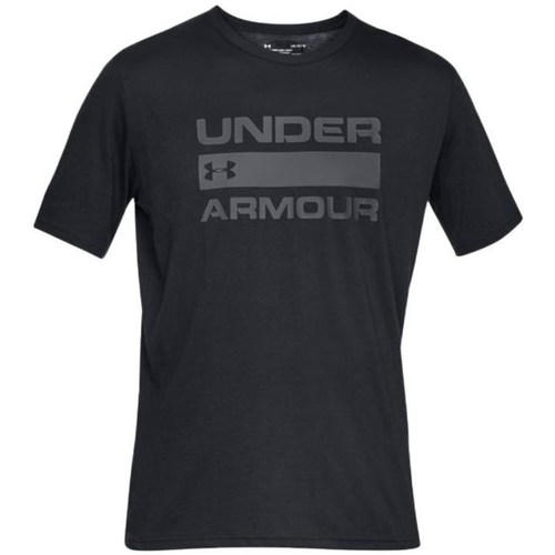 Clothing Men Short-sleeved t-shirts Under Armour Team Issue Wordmark Black