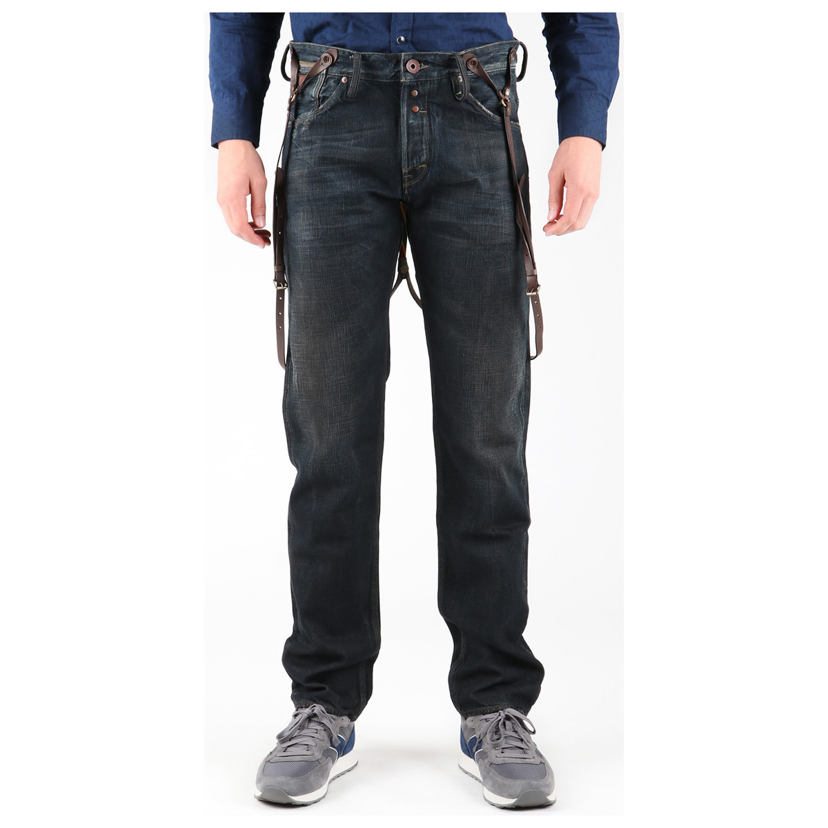Clothing Men Slim jeans Guess Franklin Comfort M14A07D0HM1 Grey