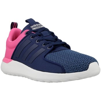 Shoes Women Low top trainers adidas Originals Cloudfoam Lite Racer W Navy blue, Pink