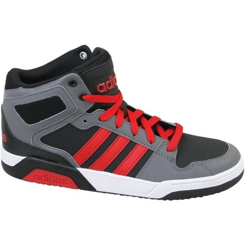 Shoes Children Hi top trainers adidas Originals BB9TIS Mid K Red, Grey, Black