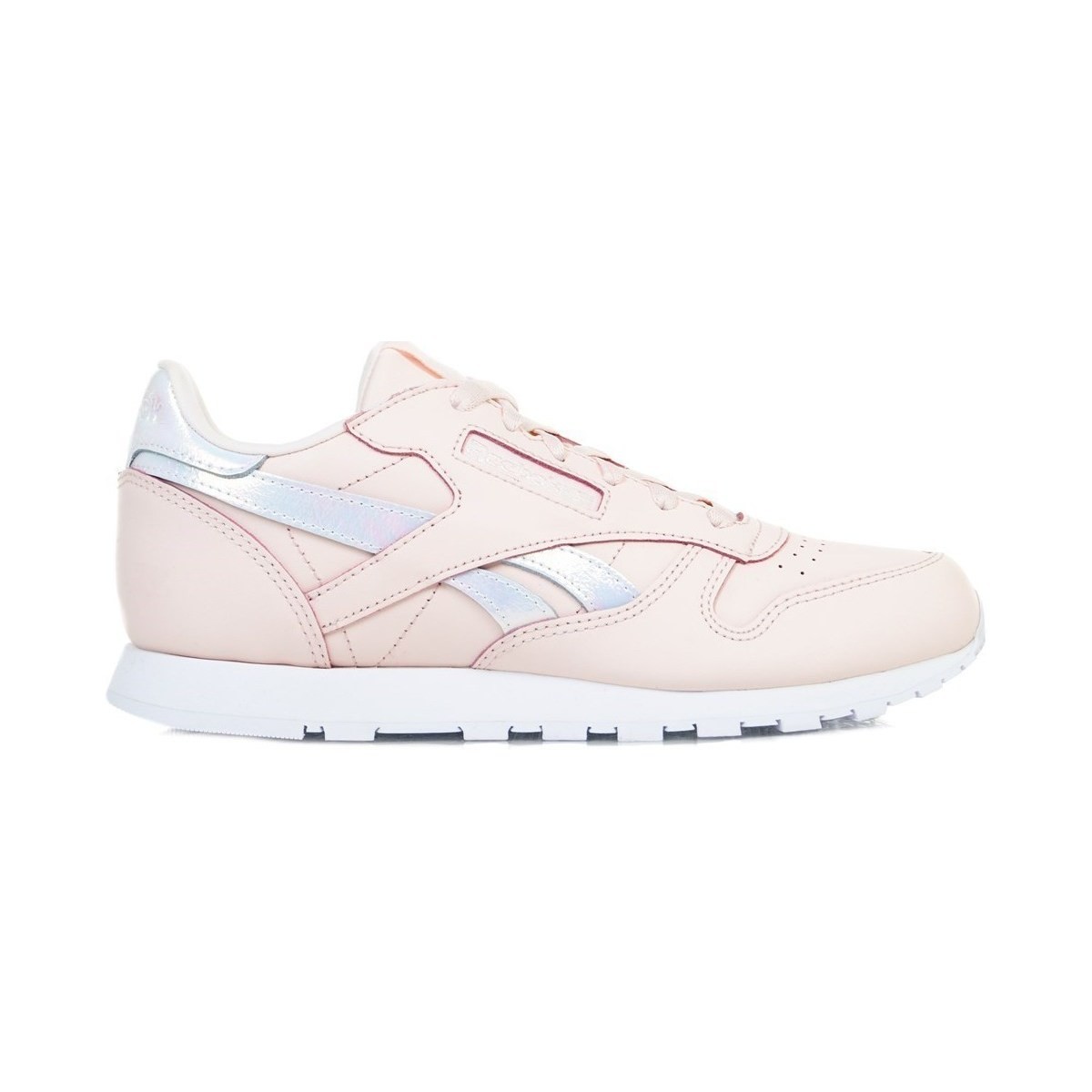 Shoes Children Low top trainers Reebok Sport Classic Leather Pink
