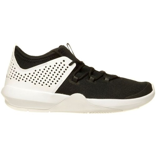 Shoes Children Low top trainers Nike Jordan Express BG Black, White