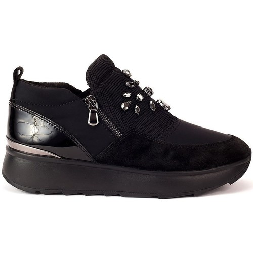 Shoes Women Low top trainers Geox Gendry Black