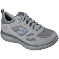 Shoes Men Derby Shoes & Brogues Skechers Summits Grey