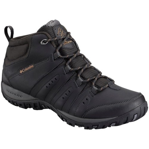 Shoes Men Mid boots Columbia Woodburn II Chukka Waterproof Black