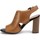 Shoes Women Sandals Geox Audalies High Brown