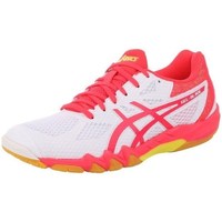 Shoes Women Derby Shoes & Brogues Asics Gelblade 7 100 Womens White, Pink