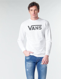 Clothing Men Long sleeved tee-shirts Vans VANS CLASSIC White