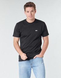 Clothing Men Short-sleeved t-shirts Vans LEFT CHEST LOGO TEE Black