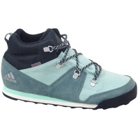 Shoes Children Hi top trainers adidas Originals CW Snowpitch K Turquoise
