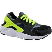Shoes Children Low top trainers Nike Huarache Run GS Black, Celadon