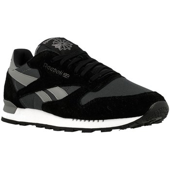 Shoes Men Low top trainers Reebok Sport CL Leather Clip Grey, Black