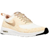 Shoes Children Low top trainers Nike Air Max Thea Print White, Pink
