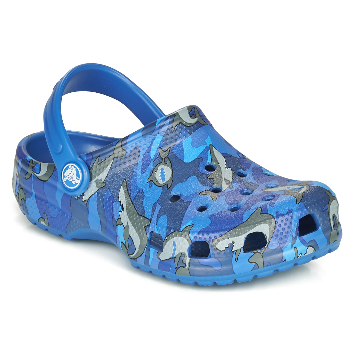 Crocs Classic Shark Clog Blue - ShoeFreak