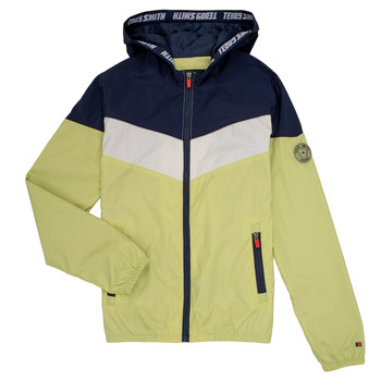 Clothing Boy Jackets Teddy Smith SNIL Marine / White / Green