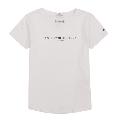 Clothing Girl Short-sleeved t-shirts Tommy Hilfiger KG0KG05023 White