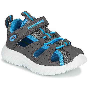 Shoes Boy Sandals Kangaroos KI-ROCK LITE EV Grey / Blue