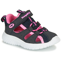 Shoes Girl Sandals Kangaroos KI-ROCK LITE EV Blue / Pink