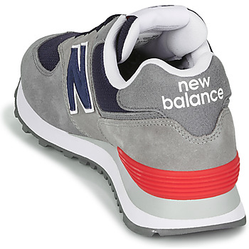 New Balance 574 Grey / Blue / Red