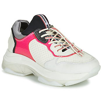 Shoes Women Low top trainers Bronx BAISLEY White / Pink