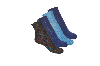 André  SHINE  women's Socks in Blue. Sizes available:One size