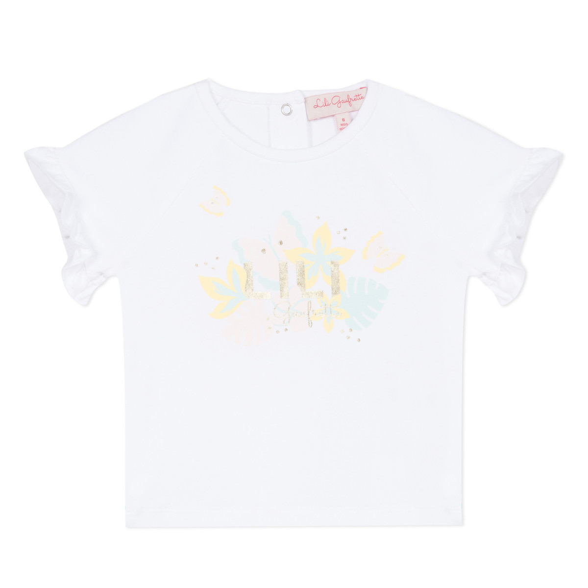 Clothing Girl Short-sleeved t-shirts Lili Gaufrette KERINI White