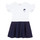 Clothing Girl Short Dresses Lili Gaufrette MENDI White