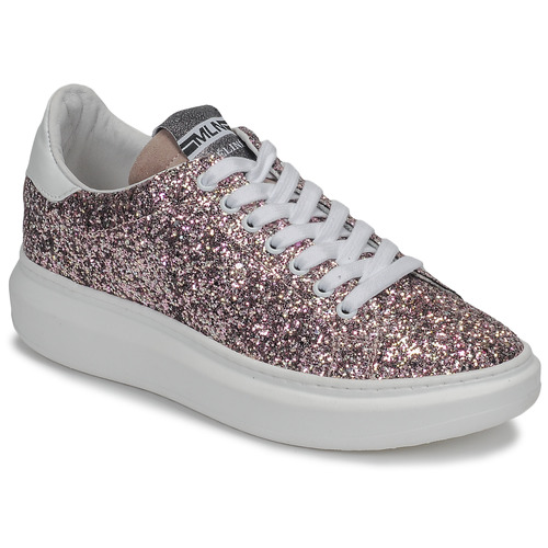 Shoes Women Low top trainers Meline GEYSI Glitter / Pink