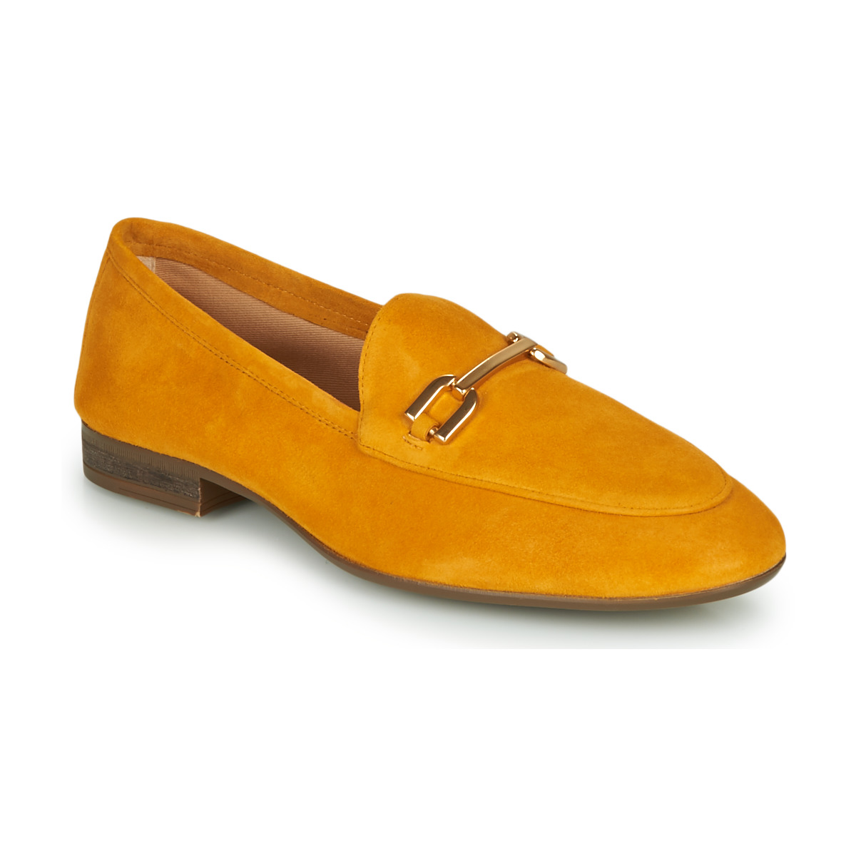 Shoes Women Loafers Unisa DALCY Mustard