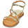 Shoes Women Sandals Unisa CLARIS Gold