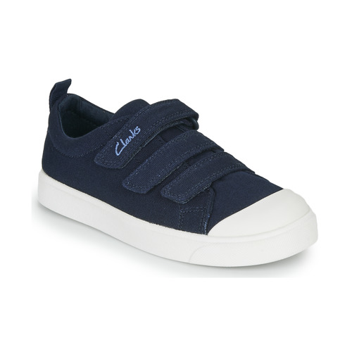 Shoes Boy Low top trainers Clarks CITY VIBE K Marine