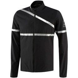 Clothing Men Jackets Reebok Sport One Series Running Hero Black, Silver