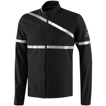 Clothing Men Jackets Reebok Sport One Series Running Hero Silver, Black