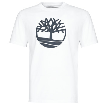 Clothing Men Short-sleeved t-shirts Timberland SS KENNEBEC RIVER BRAND TREE TEE White