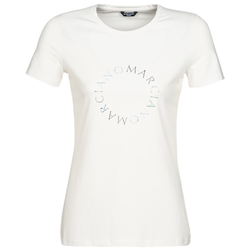 Clothing Women Short-sleeved t-shirts Marciano ICED LOGO TEE White / Blue