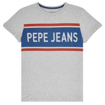 Clothing Boy Short-sleeved t-shirts Pepe jeans TALTON Grey