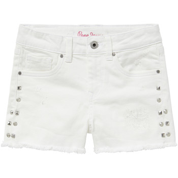 Clothing Girl Shorts / Bermudas Pepe jeans ELSY White