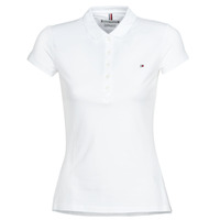 Clothing Women Short-sleeved polo shirts Tommy Hilfiger HERITAGE SS SLIM POLO Blc