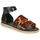 Shoes Women Sandals Melissa MODEL SANDAL  black / Leopard