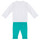 Clothing Girl Sets & Outfits Emporio Armani Aubin White / Blue