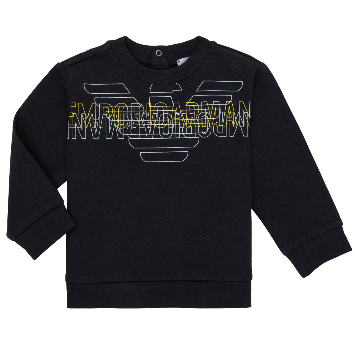 emporio armani  antony  boys's children's sweatshirt in black