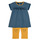 Clothing Girl Short Dresses Noukie's AYOUB Blue / Yellow