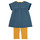 Clothing Girl Short Dresses Noukie's AYOUB Blue / Yellow