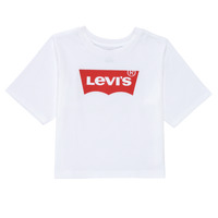 Clothing Girl Short-sleeved t-shirts Levi's LIGHT BRIGHT HIGH RISE TOP White