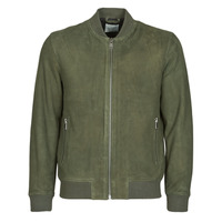Clothing Men Leather jackets / Imitation leather Selected SLHB01 Kaki