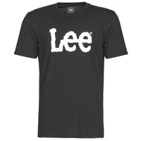 Clothing Men Short-sleeved t-shirts Lee LOGO TEE SHIRT  black