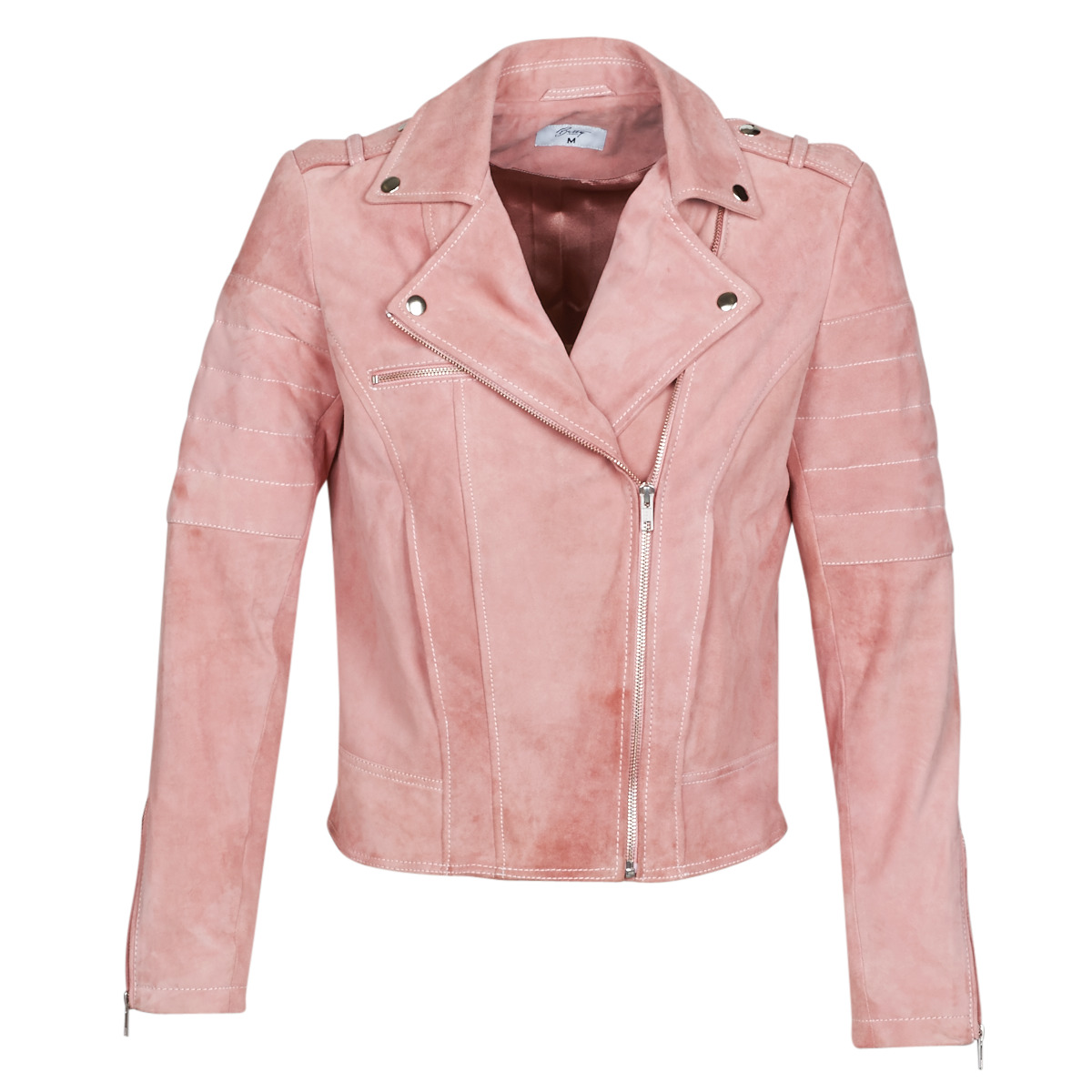 Clothing Women Leather jackets / Imitation leather Betty London MARILINE Pink