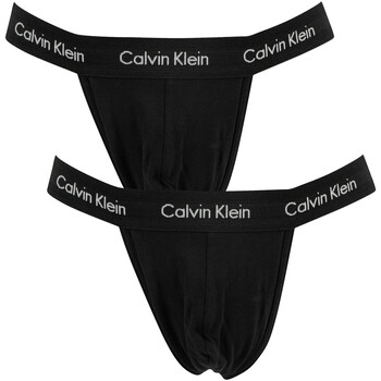 Underwear Men Underpants / Brief Calvin Klein Jeans 2 Pack Thongs black