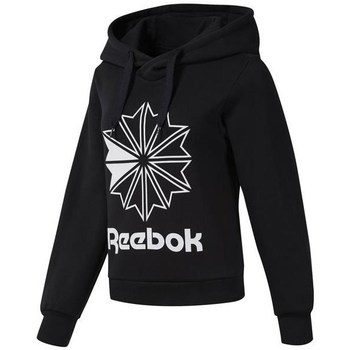 Reebok Sport  CL FL Big Logo Hood  women's Sweatshirt in Black