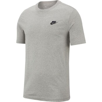 Clothing Men Short-sleeved t-shirts Nike Nsw Club Tee Grey
